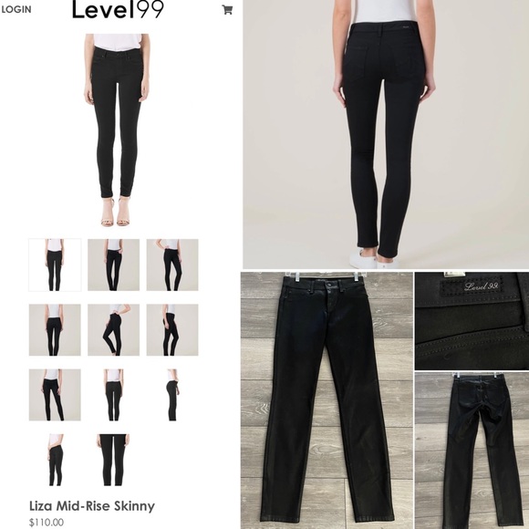 Level 99 Denim - Level 99 jeans Liza mid rise Skinny. NWOT